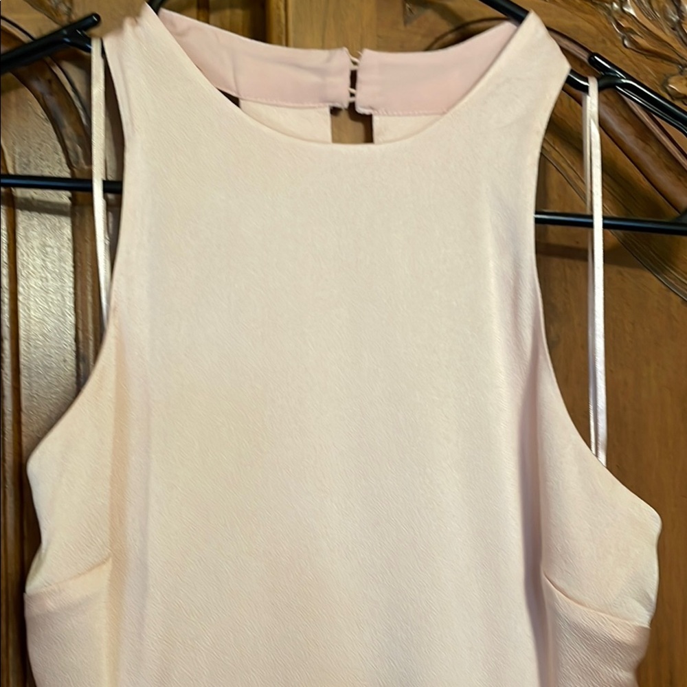 Express Pink Halter Maxi Dress for Wedding Guest - Picture 2 of 5